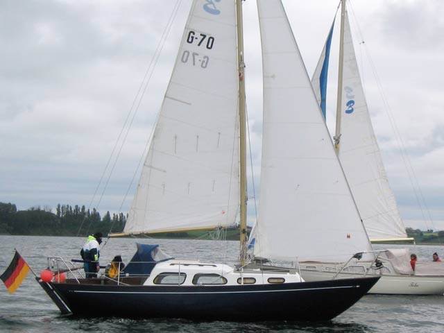 70, ARI, Lübeck, D. Ejere: Katya og Tim Sprenger, D. Tidligere: Trinity, Wackerballig, D. Ejere: Björn og Ute Reimers. Båden bygget 1970.