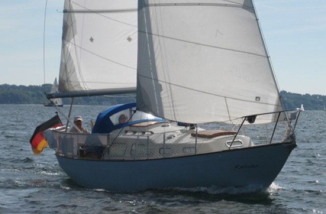 509, KATRINCHEN, Flensborg Sonwik, D. Ejere: Jochen og Irina, Düsseldorf, D. Båden solgt fra Ærøskøbing, DK, juli 2009. 